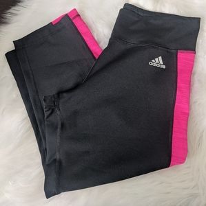 Adidas Climalite Sz M Capri Workout Leggings